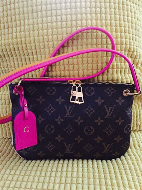 louis vuitton pink and white bag|louis vuitton cross bag pink.